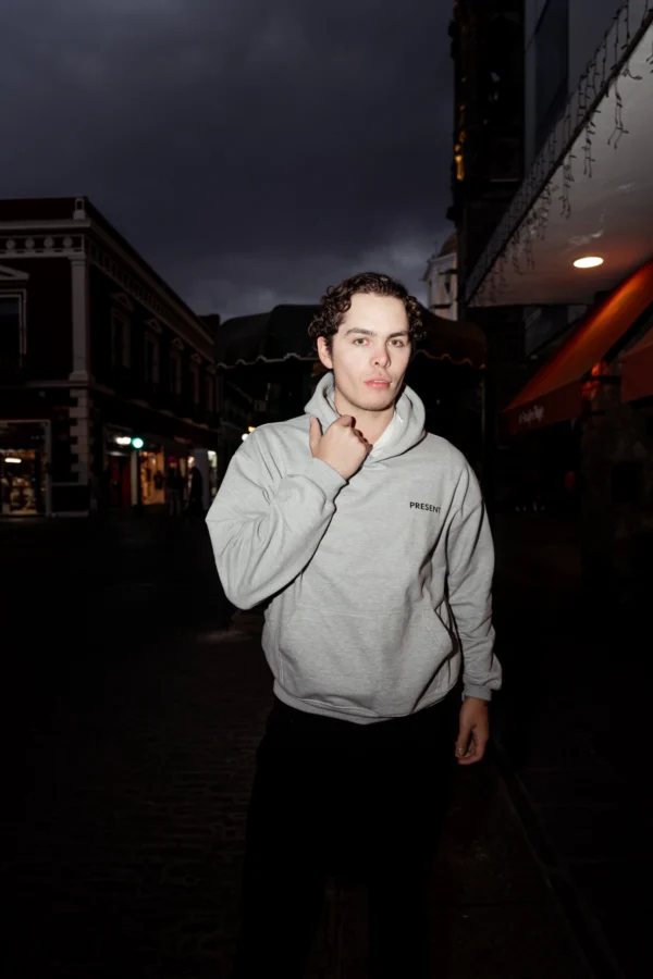 Sudadera Present Signature Gris