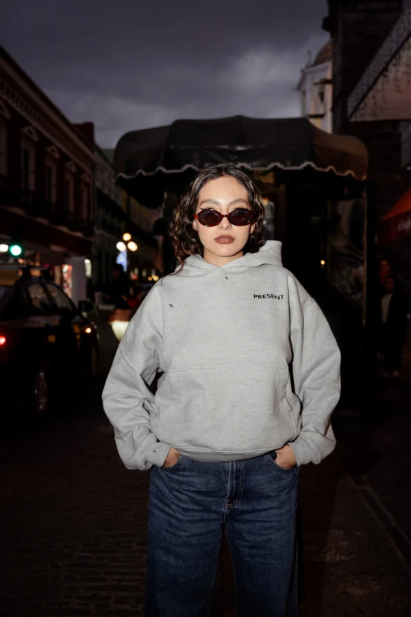 Sudadera Present Signature Gris