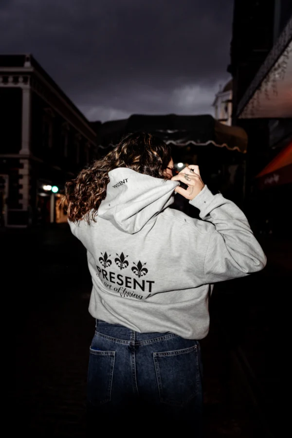 Sudadera Present Signature Gris