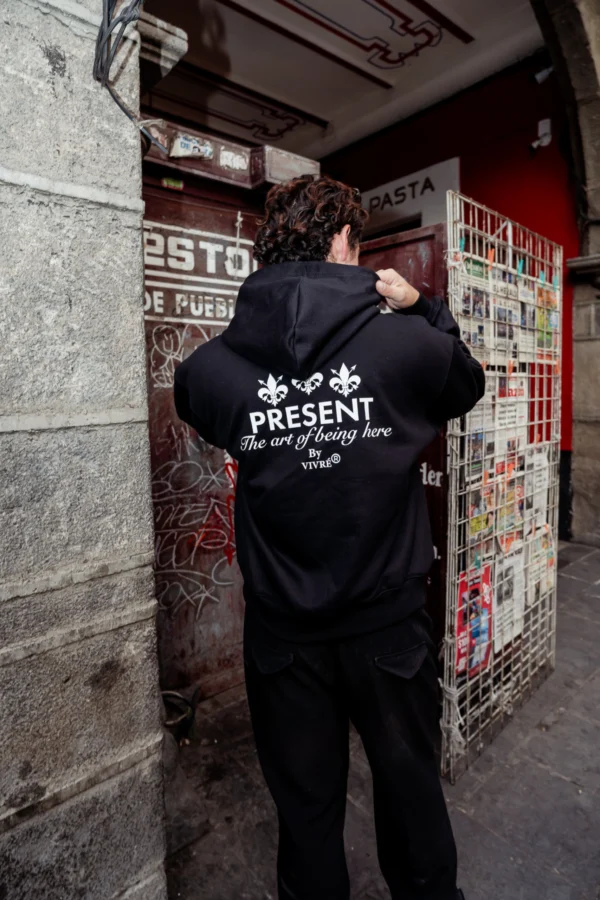 Sudadera Present Signature Negra