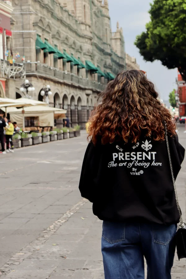 Sudadera Present Signature Negra