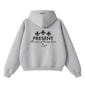 Sudadera Present Signature Gris