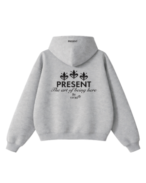 Sudadera Present Signature Gris